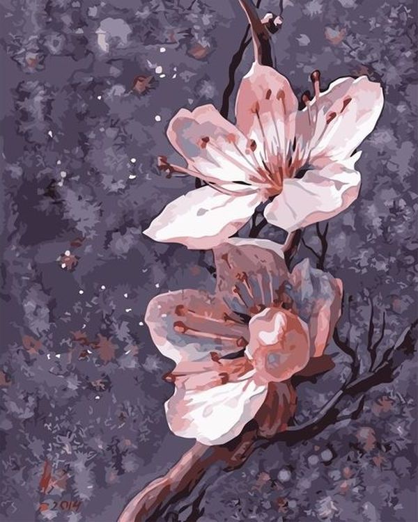 

Живопись по номерам Paintboy Цветы сакуры 40x50, Цветы сакуры