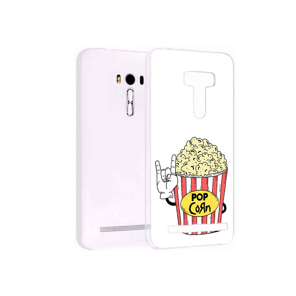 

Чехол MyPads Tocco для Asus ZenFone Selfie (ZD551KL) крутой попкорн, Прозрачный, Tocco