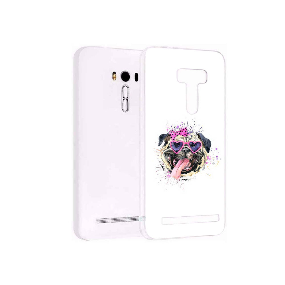 

Чехол MyPads Tocco для Asus ZenFone Selfie (ZD551KL) Веселая собака, Прозрачный, Tocco