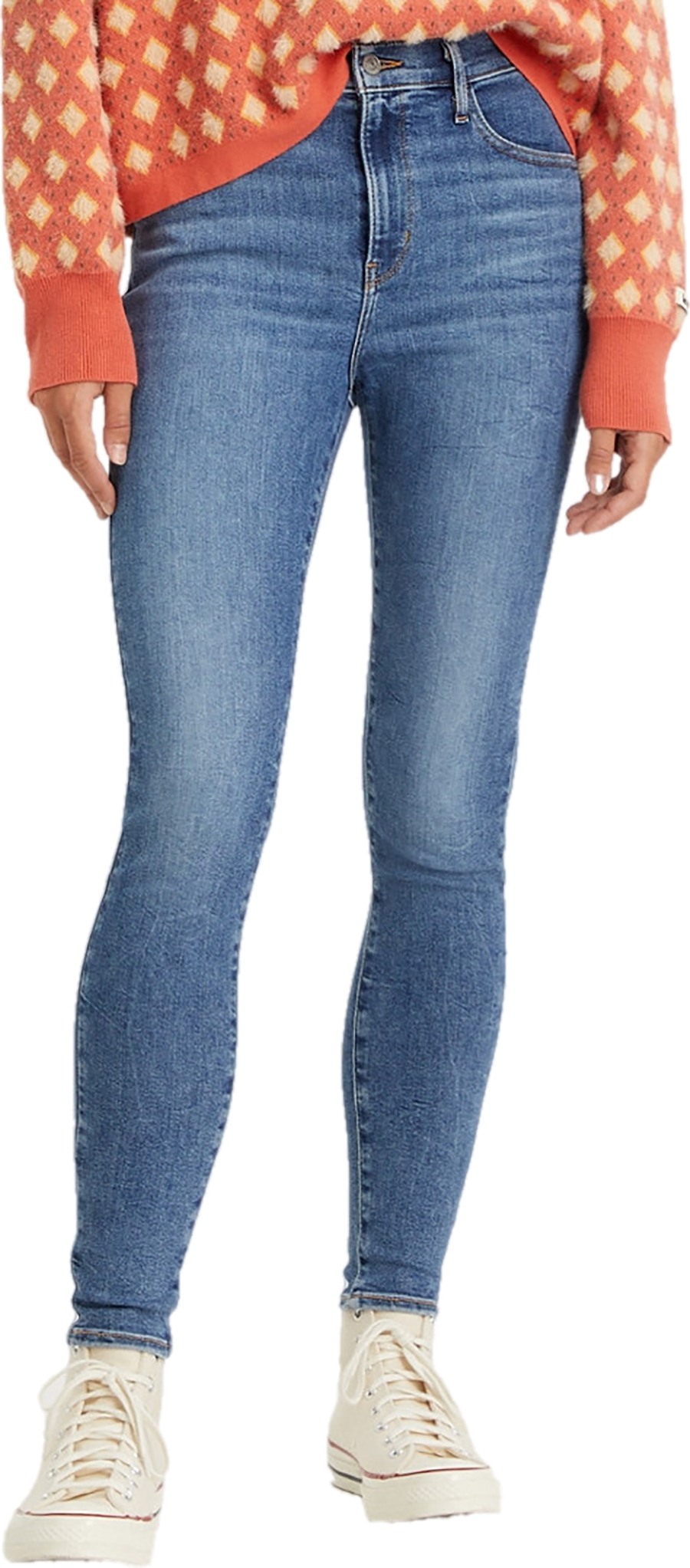 

Джинсы женские Levi's 720 high rise super skinny jeans синие 28/32, Синий, 720 high rise super skinny jeans