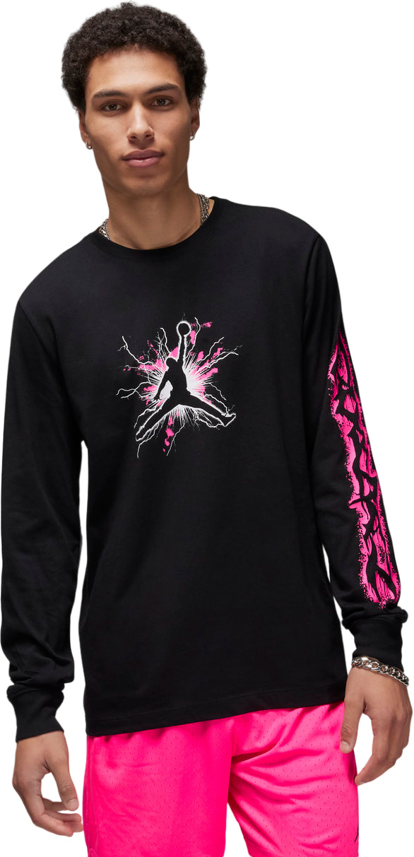 

Свитшот мужской Nike Jordan sport dri-fit long-sleeve t-shirt черный L, Jordan sport dri-fit long-sleeve t-shirt