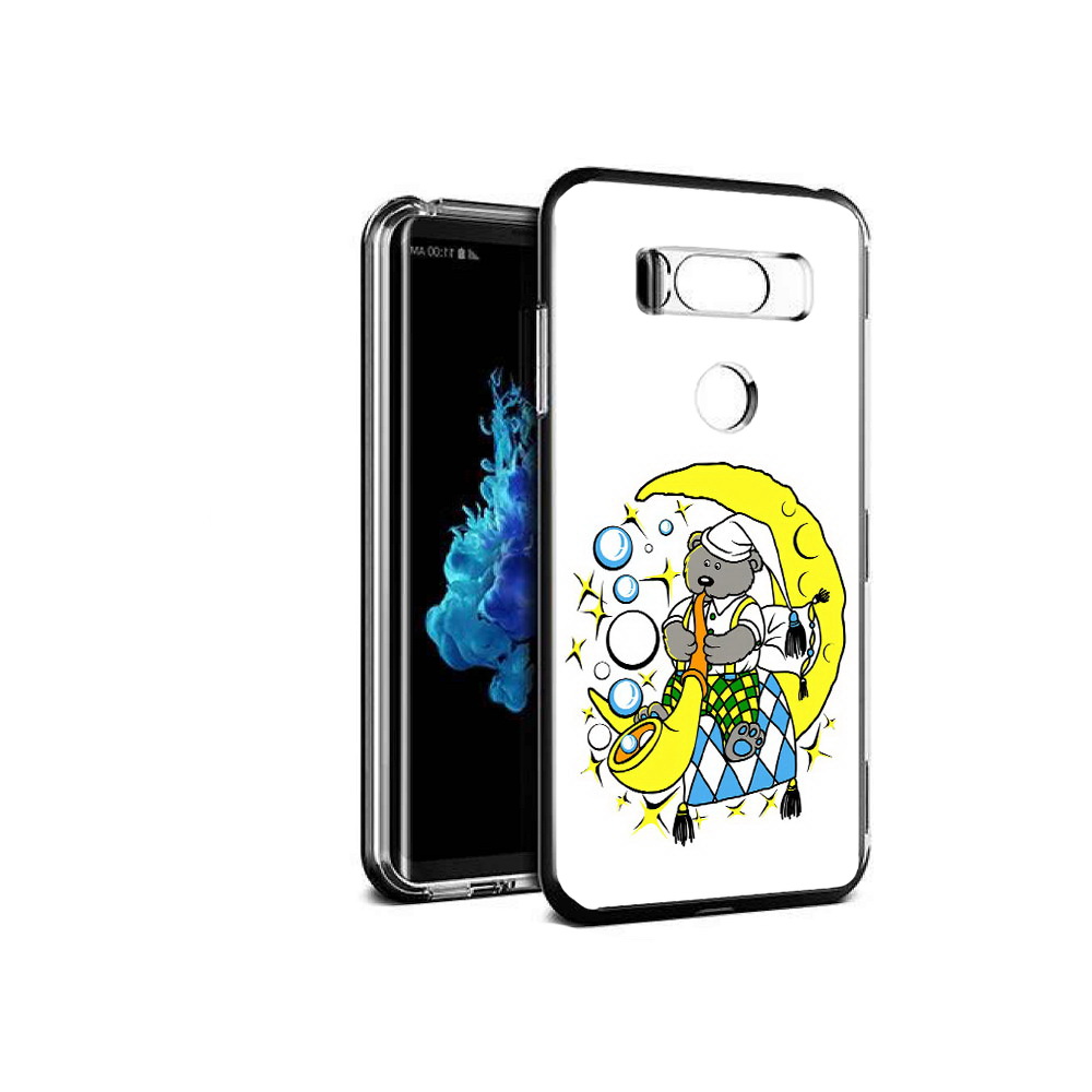 

Чехол MyPads Tocco для LG V30S Сырная луна, Прозрачный, Tocco