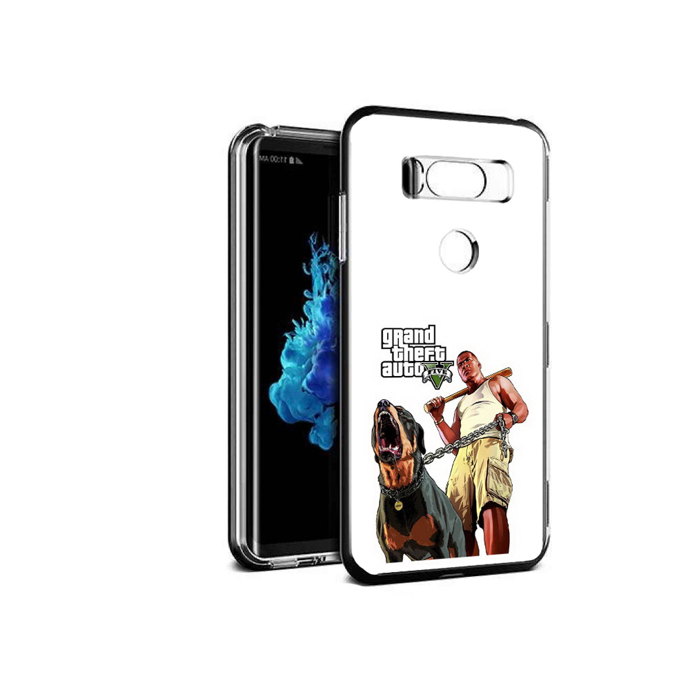 

Чехол MyPads Tocco для LG V30S GTA грозная собака, Прозрачный, Tocco