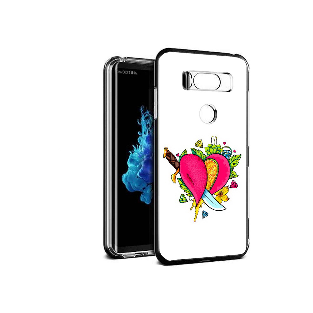 

Чехол MyPads Tocco для LG V30S Фруктовое сердце, Прозрачный, Tocco