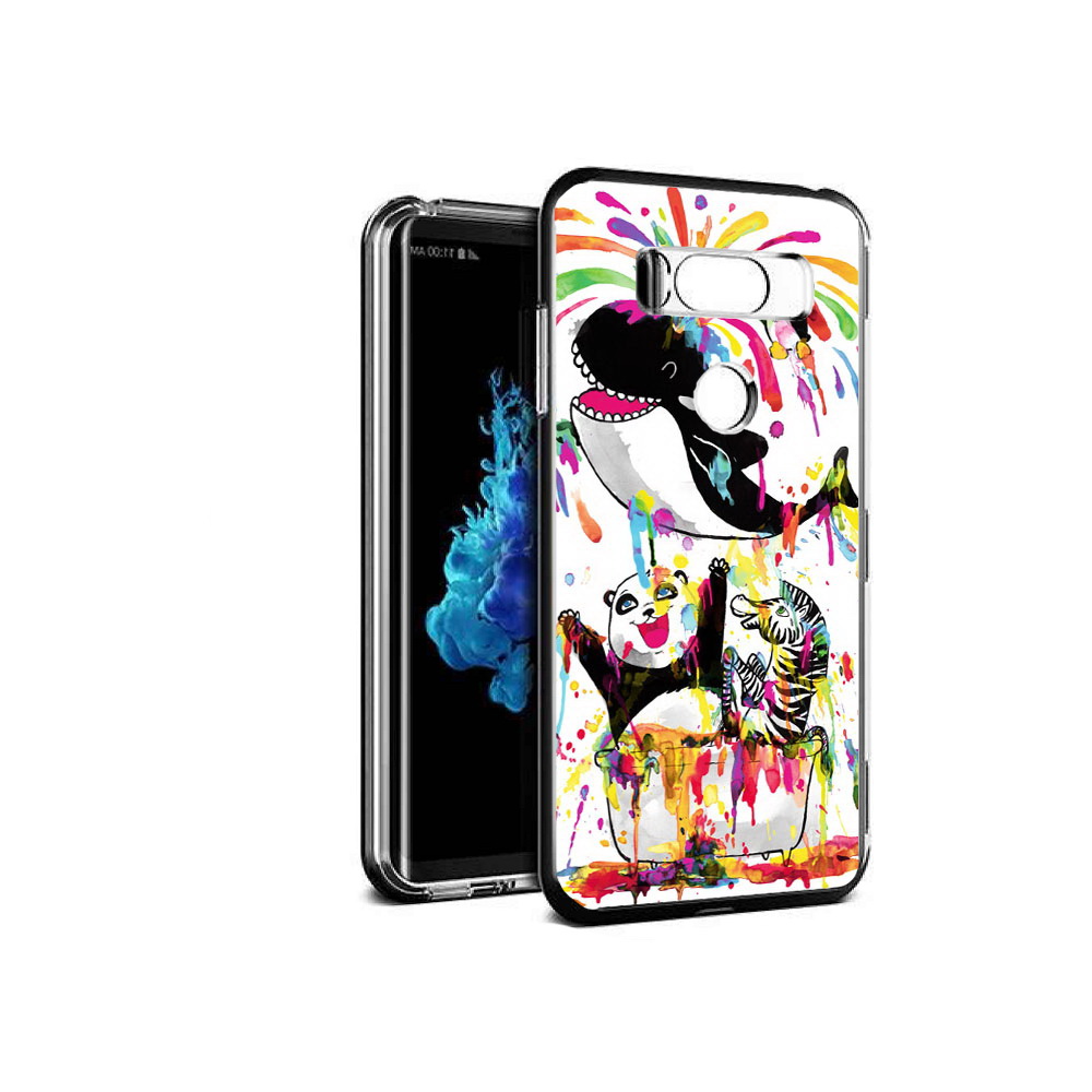 

Чехол MyPads Tocco для LG V30S Хиппи кит, Прозрачный, Tocco