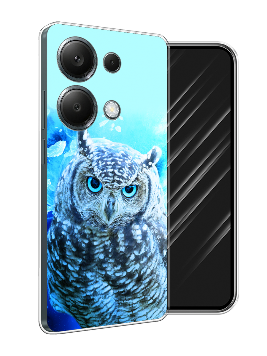 

Чехол Awog на Poco M6 Pro 4G "Сова арт 7", Синий;голубой, 321750-1