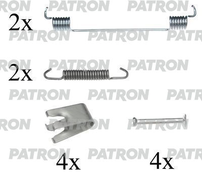 

Комплект монтажный тормозных колодок PATRON PSRK0111