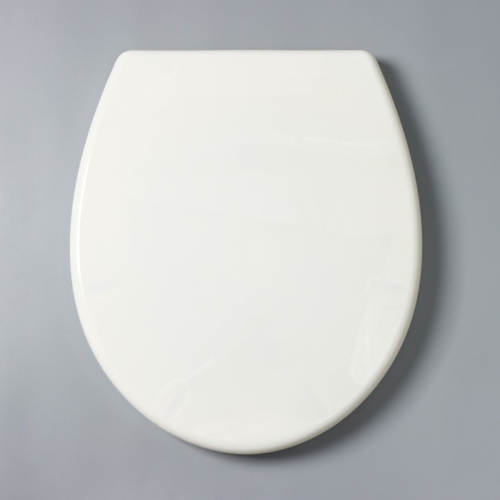 фото Сиденье для унитаза с крышкой regular, 41,9x36,3 см, цвет белое облако nobrand