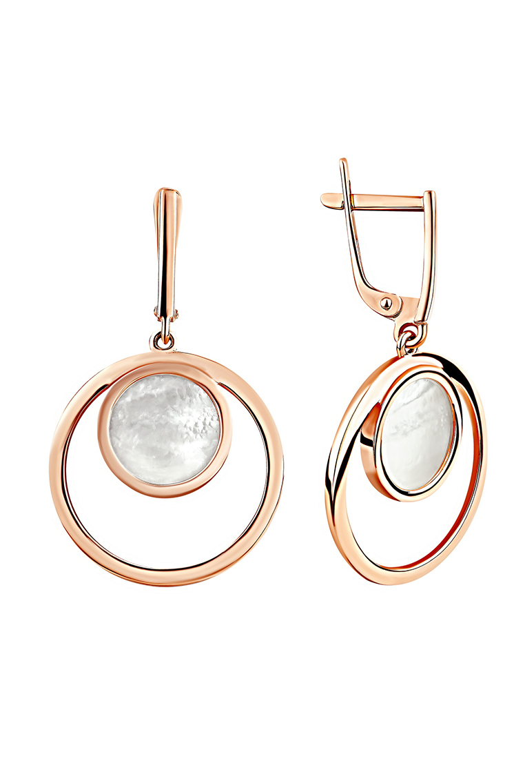 

Серьги из красного золота Kari Jewelry СЛ-401900, перламутр, СЛ-401900
