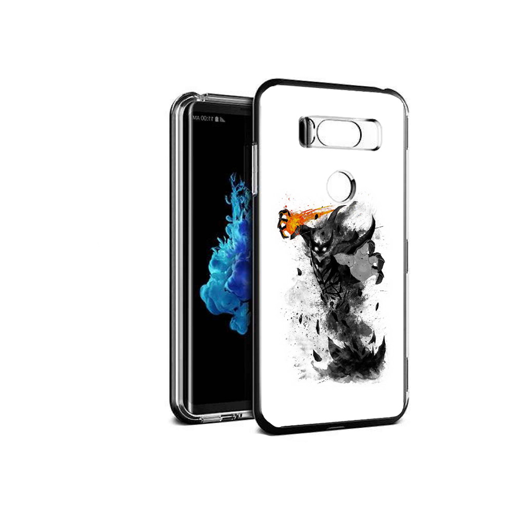 

Чехол MyPads Tocco для LG V30S nevermore черно белый, Прозрачный, Tocco