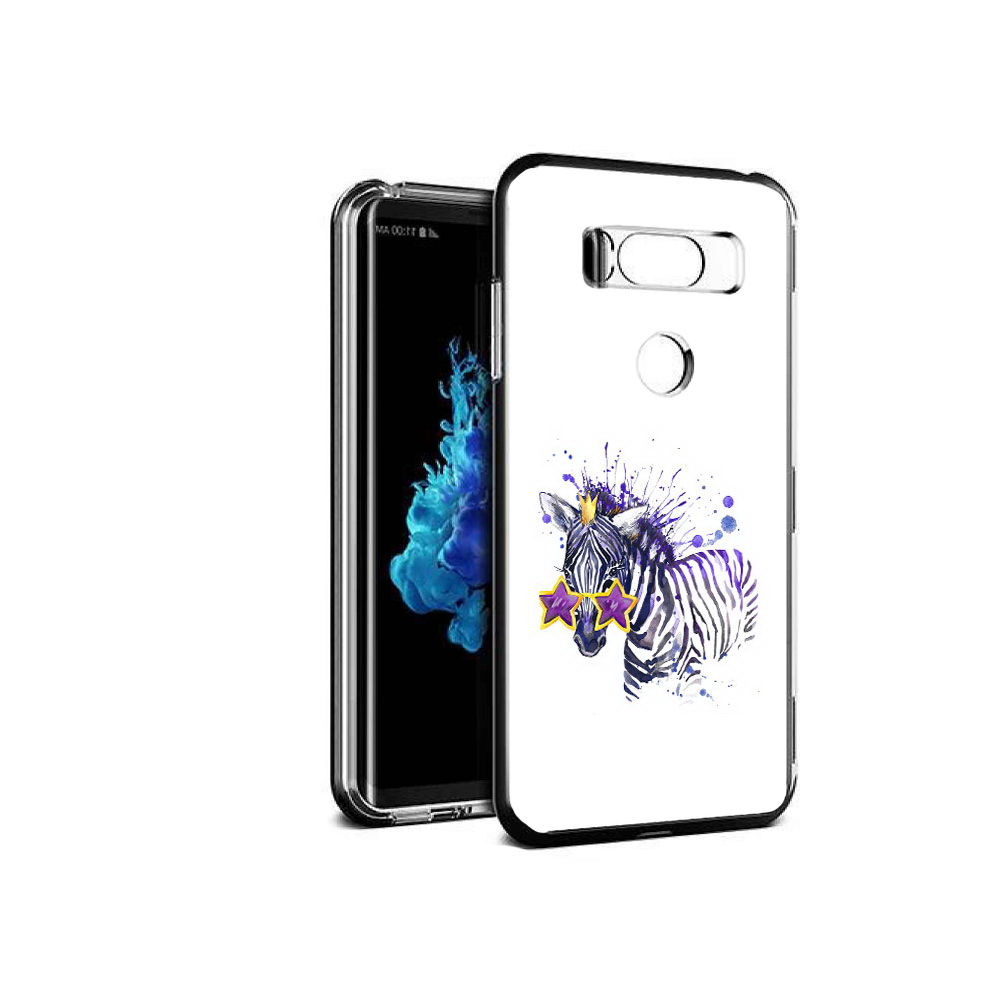 

Чехол MyPads Tocco для LG V30S акварельная зебра, Прозрачный, Tocco