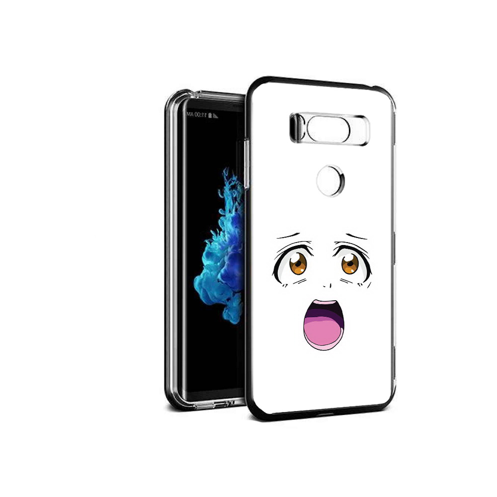 

Чехол MyPads Tocco для LG V30S аниме лицо, Прозрачный, Tocco