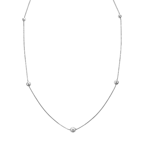 

Ожерелье-цепь из белого золота 45 см PLATINA jewelry 07-0209-00-000-1120-01, 07-0209-00-000-1120-01