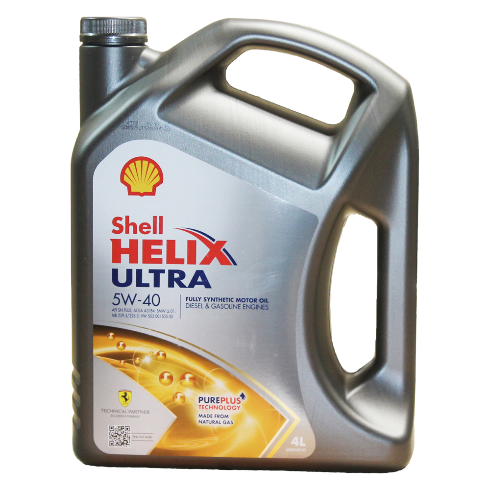 Моторное масло Shell Helix Ultra 5W40 4л