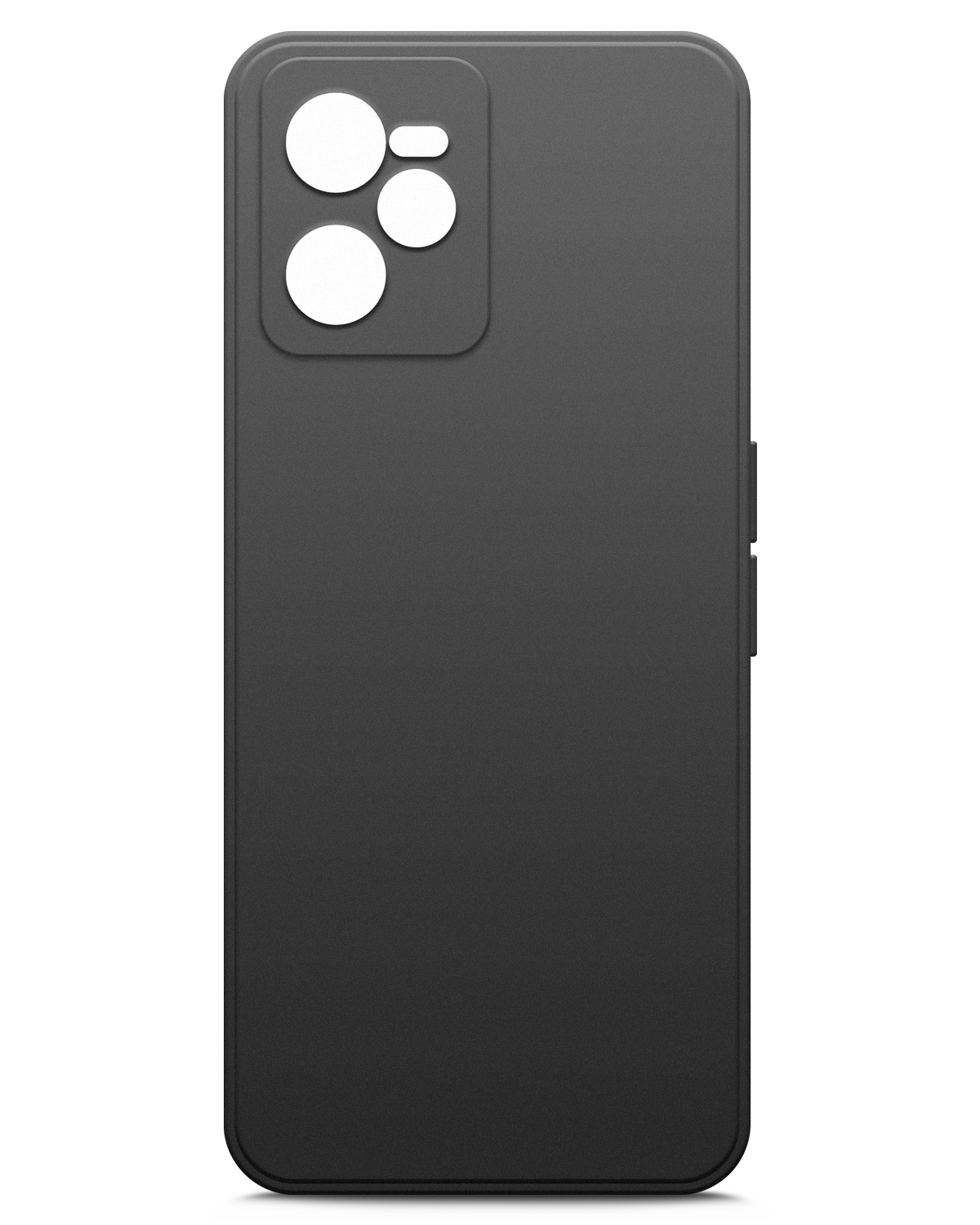 

Чехол Brozo на Realme C35, с силиконом Soft touch, черный, Realme C35
