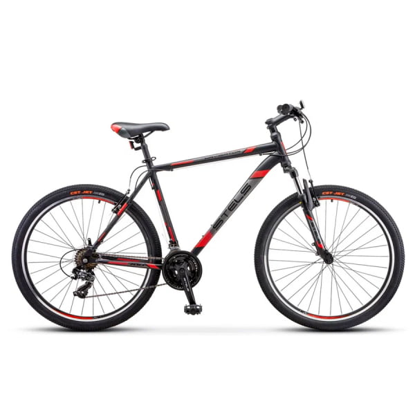 фото Велосипед stels navigator 700 v f020 чёрный/красный 27.5o (lu096005) / 21" nobrand