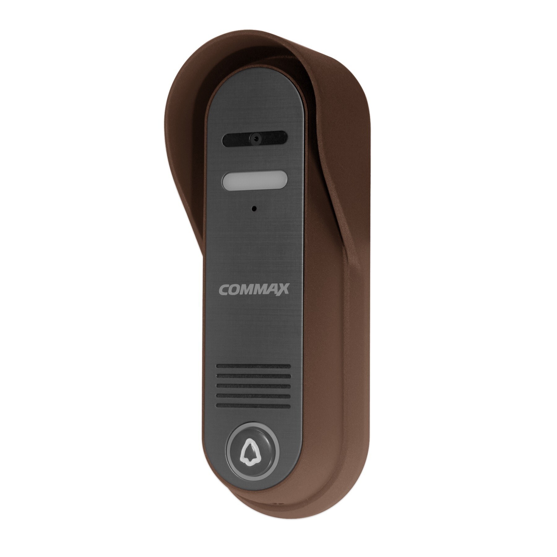Вызывная видеопанель цветного видеодомофона COMMAX DRC-4CPN3 коричневый вызывная видеопанель цветного видеодомофона commax drc 40k серый