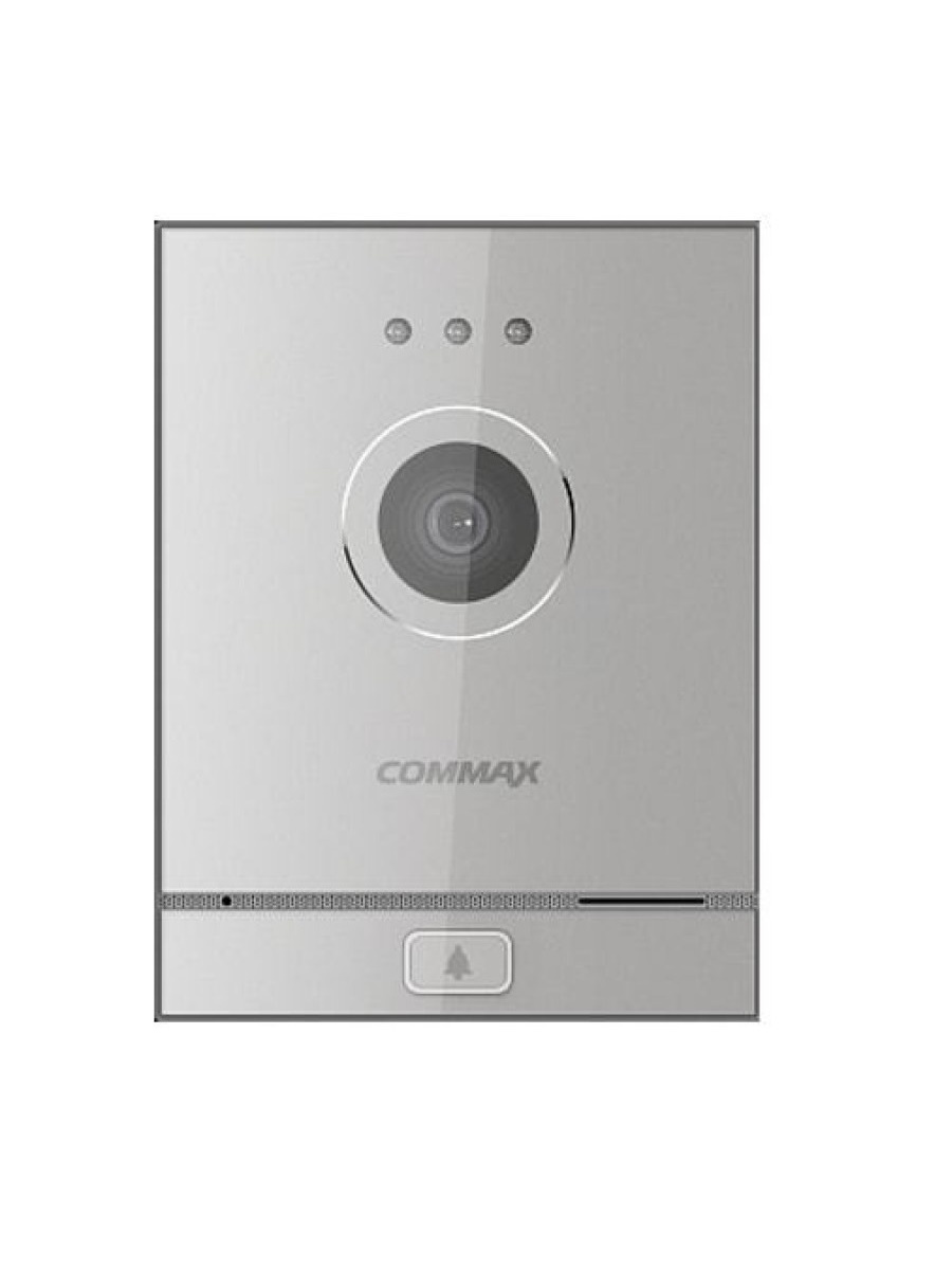 Вызывная видеопанель цветного видеодомофона COMMAX DRC-4M серебро вызывная видеопанель цветного видеодомофона commax
