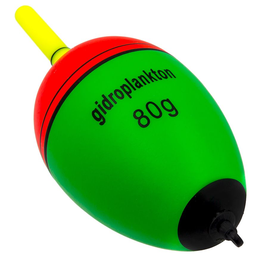 Поплавок Гидропланктон для Толстолоба EVA, с электрон светлячком,грузопод. 80г 557202