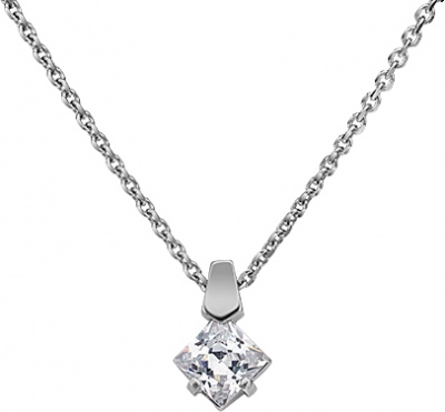 

Колье из белого золота с фианитом 50 см PLATINA jewelry 07-0121-00-401-1120-03, 07-0121-00-401-1120-03