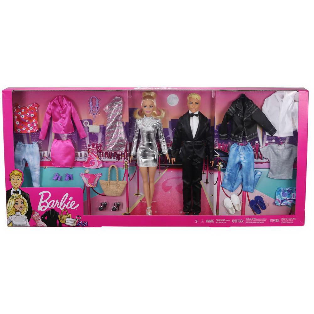 

Игровой набор Mattel Barbie Куклы с модной одеждой и аксессуарами, GHT40