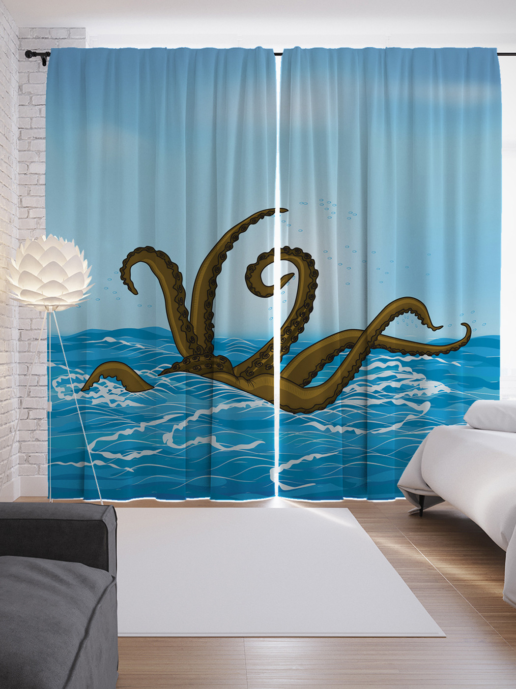 

Шторы с фотопечатью JoyArty «Щупальца кракена» из сатена, 290х265 см, Шторы с фотопечатью «Щупальца кракена» из сатена, 290х265 см