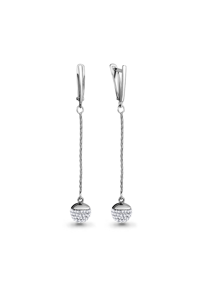

Серьги из серебра Kari Jewelry 46520.5, стекло, 46520.5