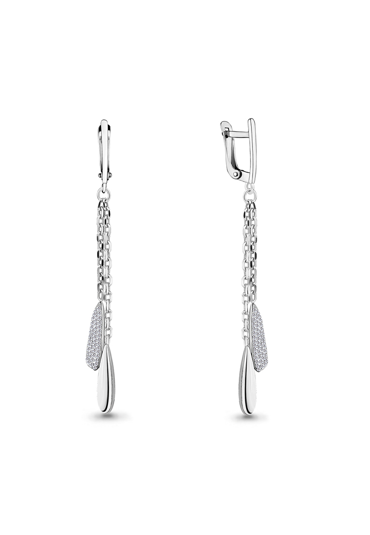 

Серьги из серебра Kari Jewelry 46527.5, стекло, 46527.5