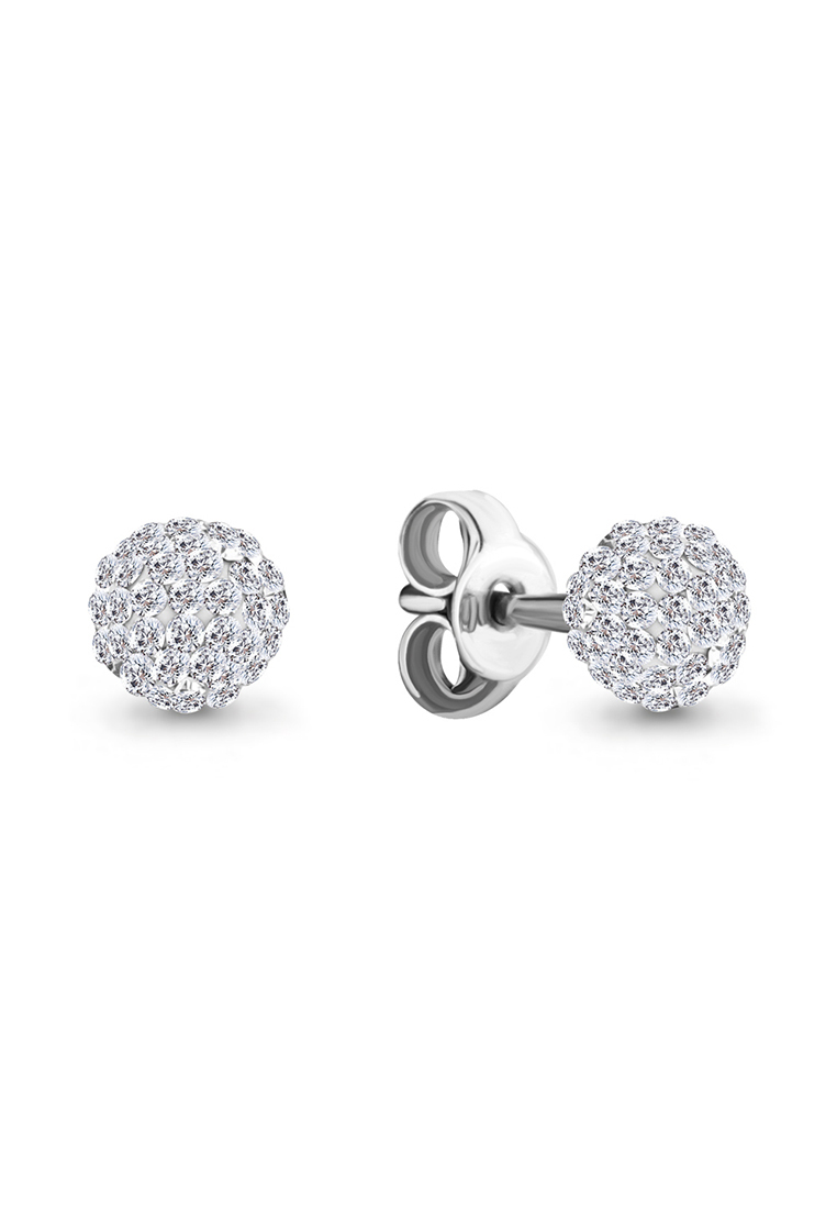 

Серьги из серебра Kari Jewelry 46534.5, стекло, 46534.5