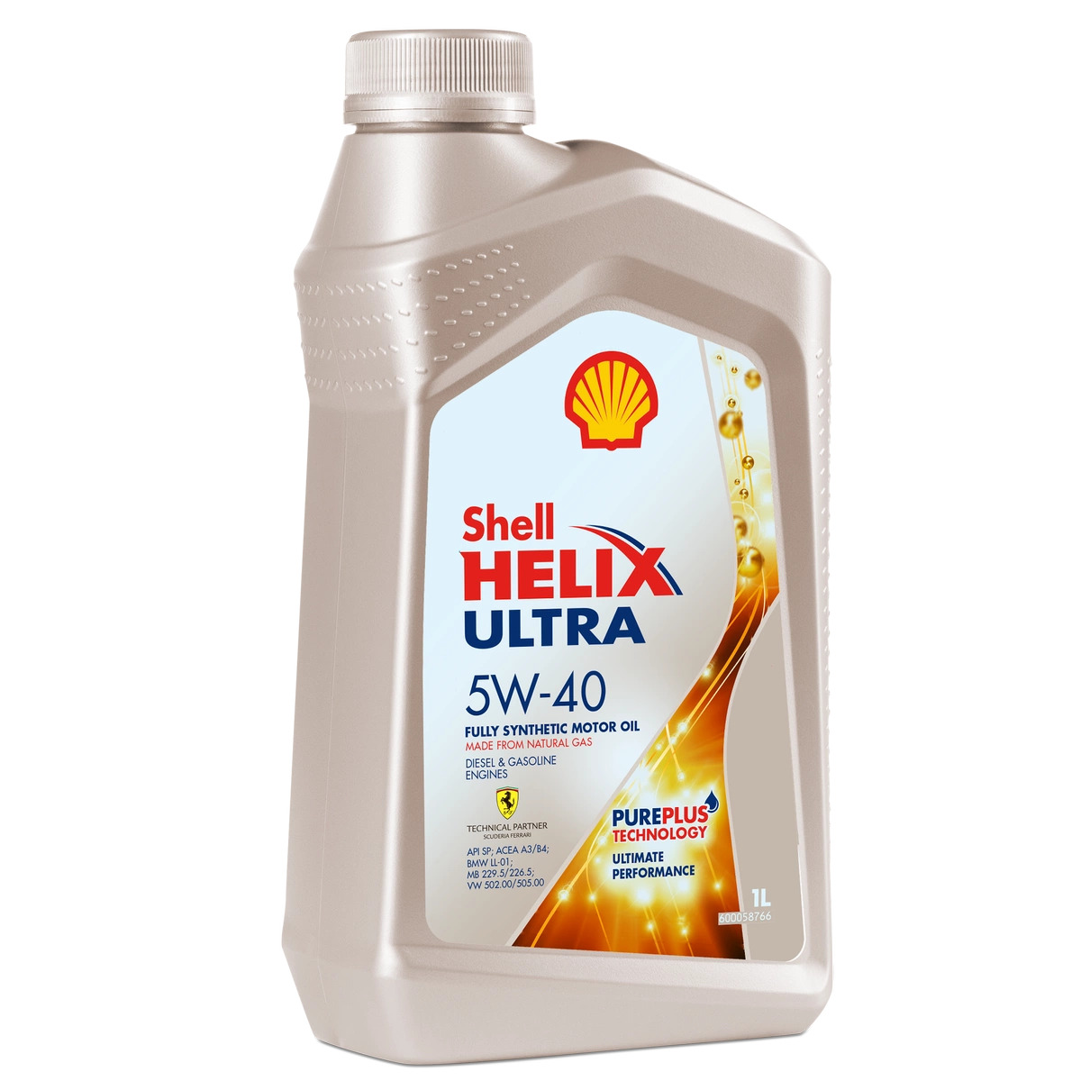 Моторное масло Shell Helix Ultra 5W40 1л