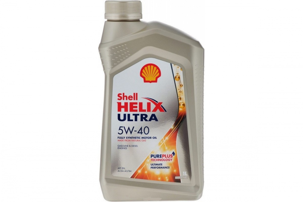 фото Моторное масло shell helix ultra 5w-40 1л