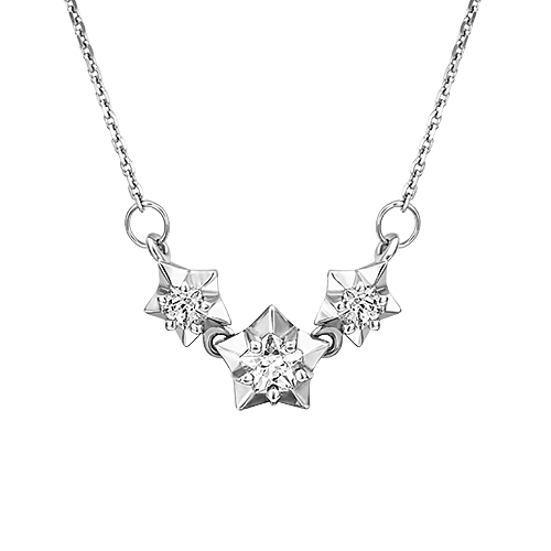 

Колье из белого золота 50 см PLATINA jewelry 07-0181-00-501-1120-38, фианит, 07-0181-00-501-1120-38