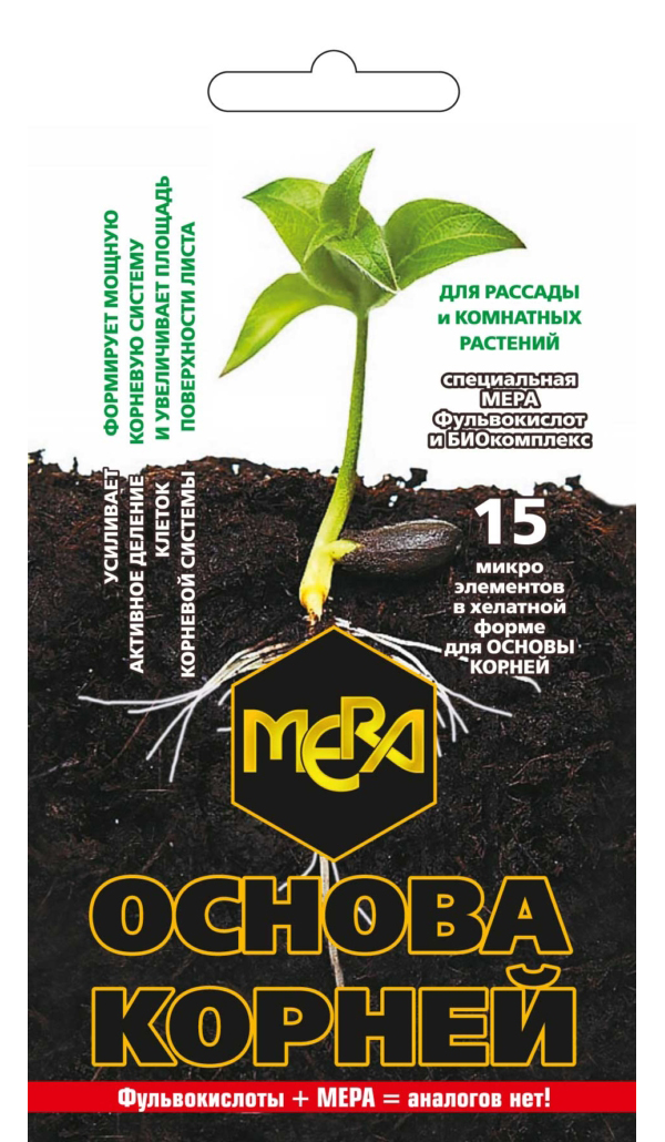 

Органоминеральное удобрение Мера Основа корней 5 г, Основа корней