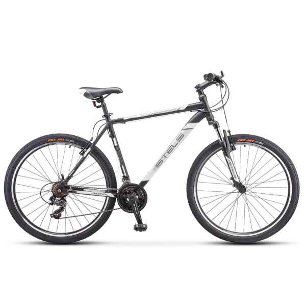 фото Велосипед stels navigator 700 v f020 чёрный/белый 27.5o (lu096005) / 17,5" nobrand