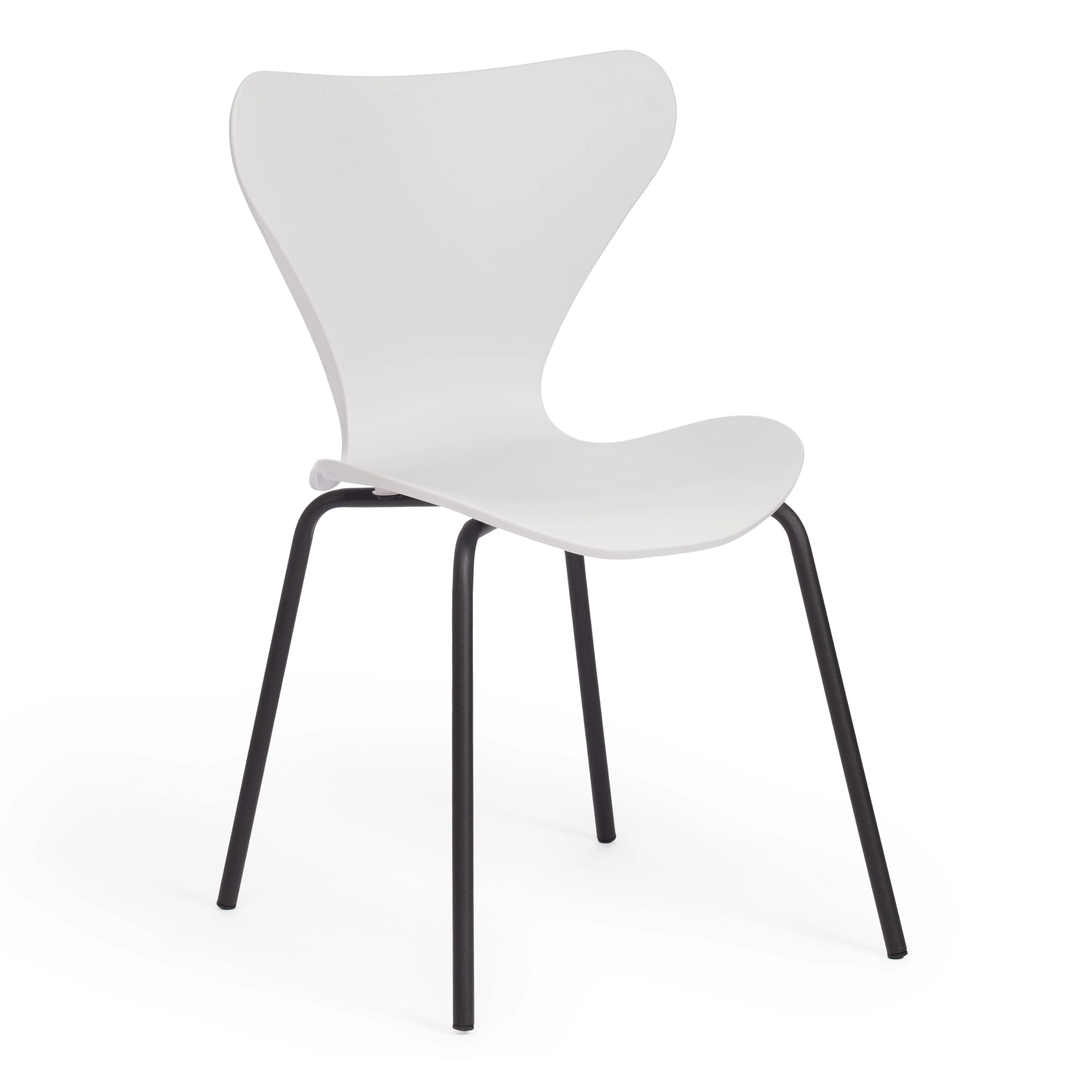 

Комплект стульев 4 шт. TetChair Jacobsen, белый/черный, Jacobsen