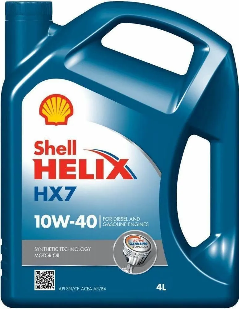 Моторное масло Shell Helix HX7 550040315 10W40 4л