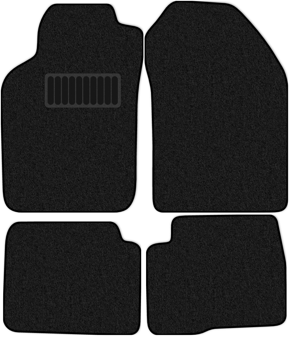 фото Коврики в салон комфорт для nissan almera 1998 - 2000, 4 шт. черный, текстиль allmone