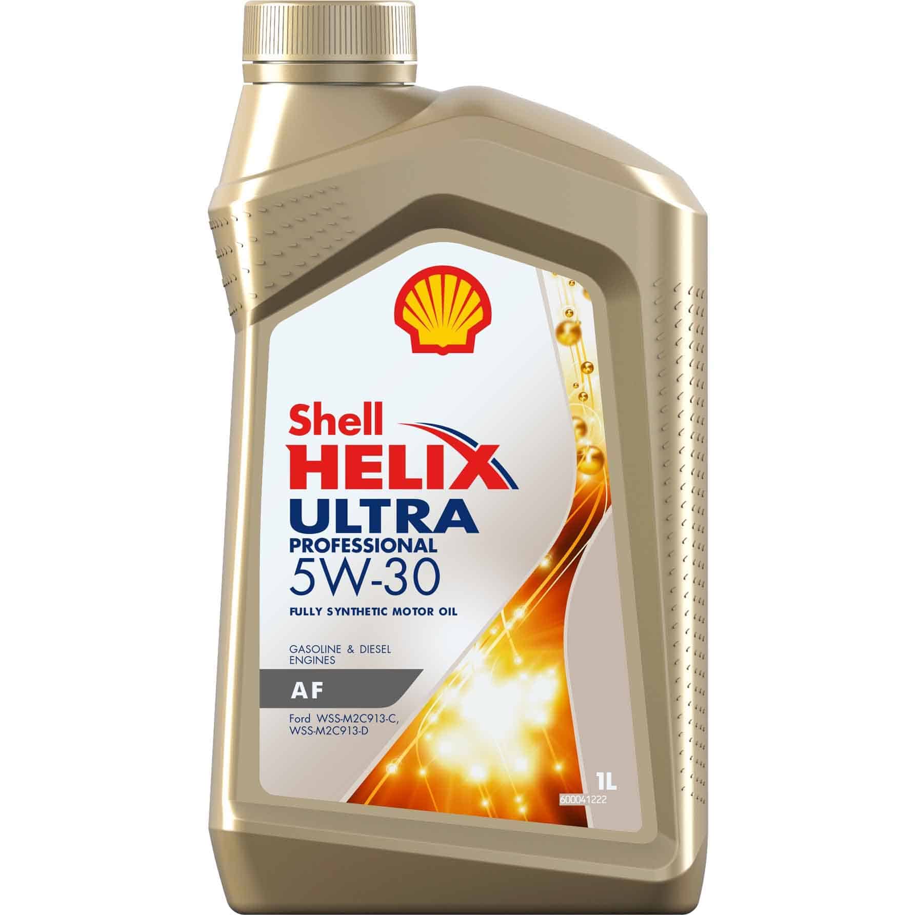 фото Моторное масло shell helix ultra professional af 5w-30 1л