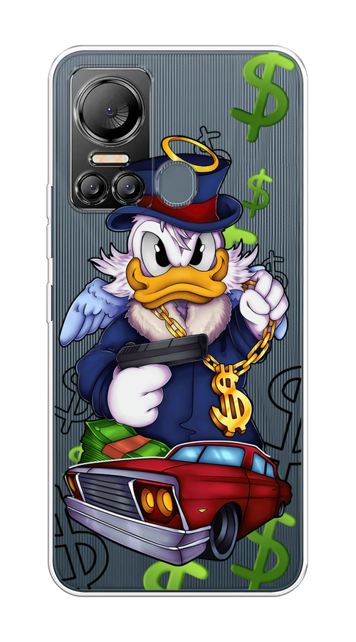 

Чехол на Itel Vision 5 "Scrooge McDuck with a Gold Chain", Красный;синий;белый, 3201050-6