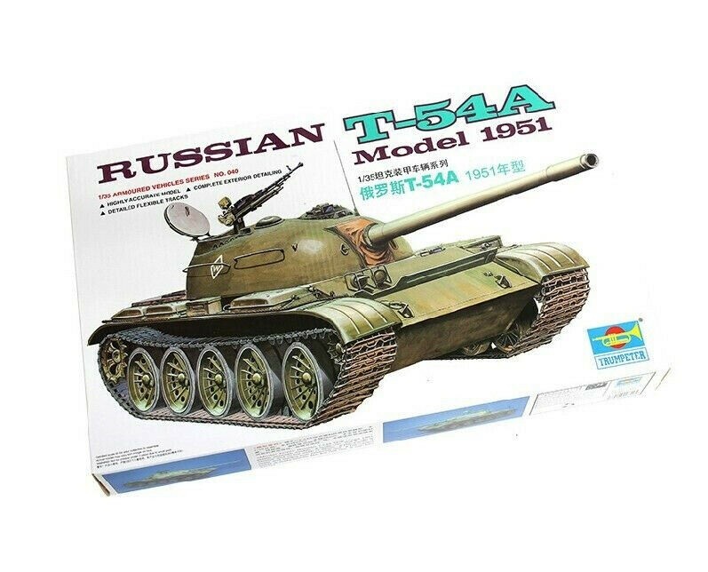 

Модель Trumpeter 1/35 Советский танк Т-54А 00340