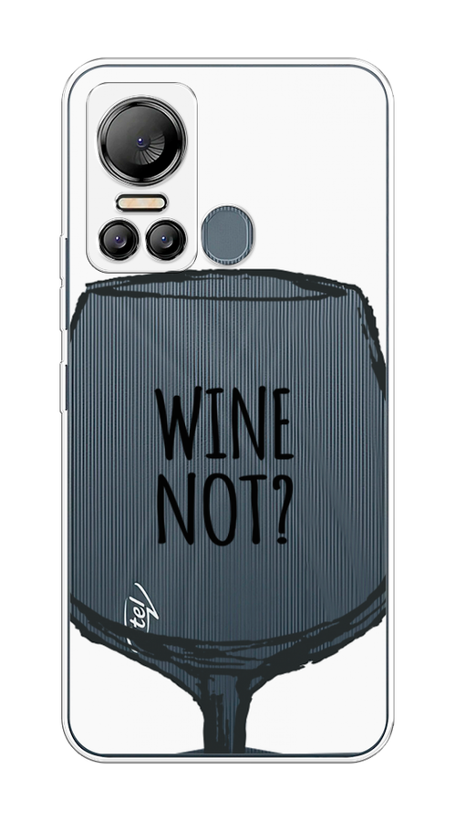 

Чехол на Itel Vision 5 "Wine not white", Белый, 3201050-6
