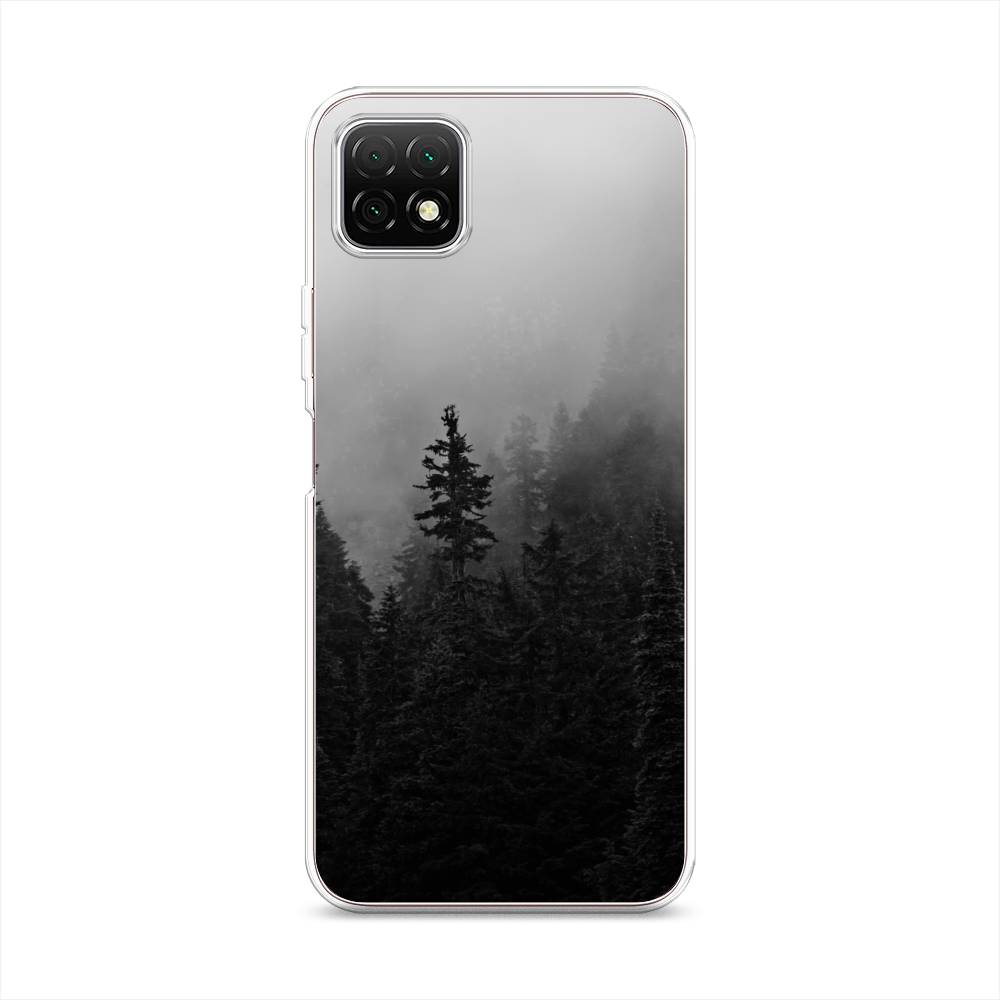 

Чехол на Wiko T3 "Туманный лес", Серый;черный, 3400150-2