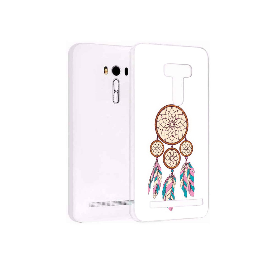 Чехол MyPads Tocco для Asus ZenFone Selfie (ZD551KL) ловец снов бежевый