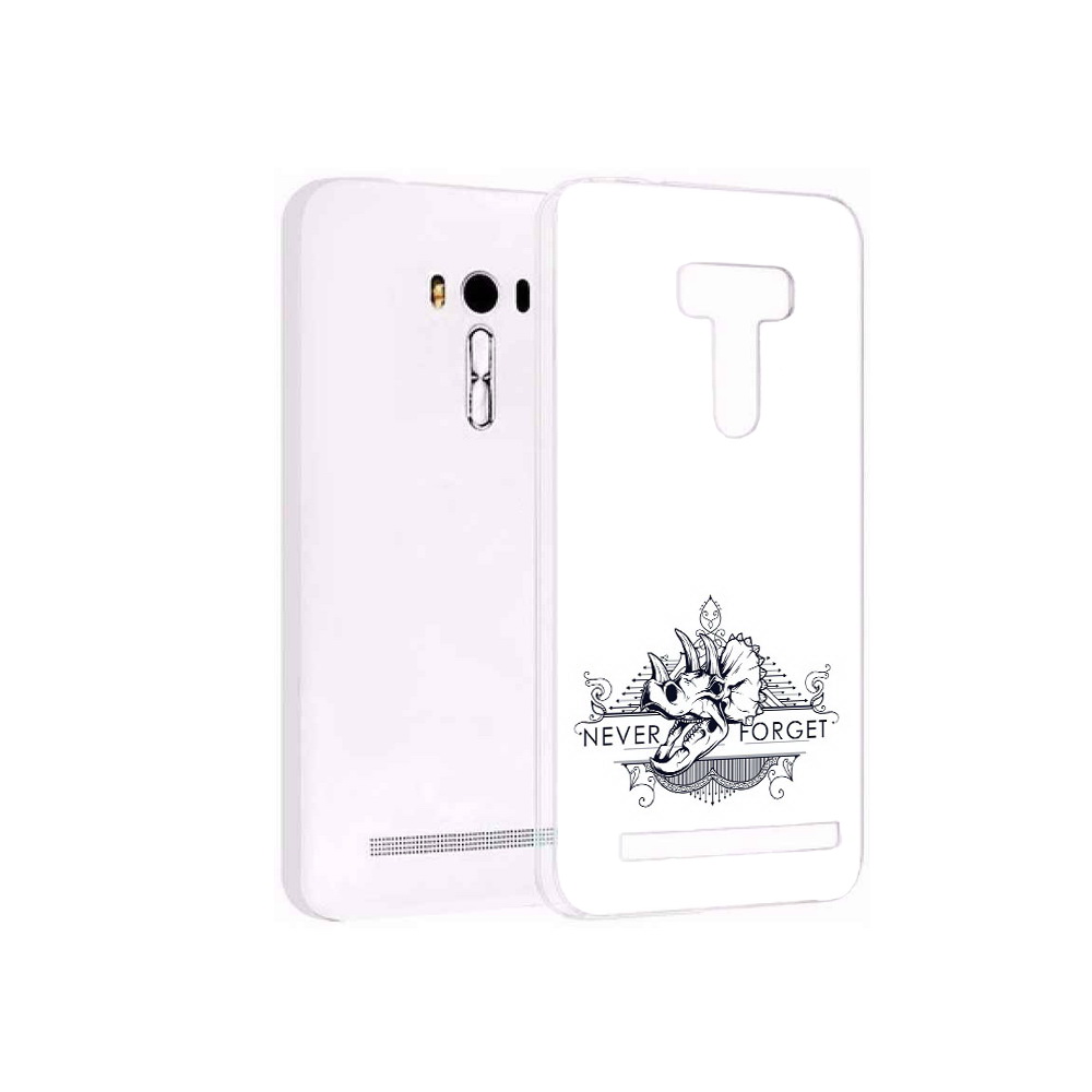 

Чехол MyPads Tocco для Asus ZenFone Selfie (ZD551KL) логотип носорога никогда не забуду, Прозрачный, Tocco
