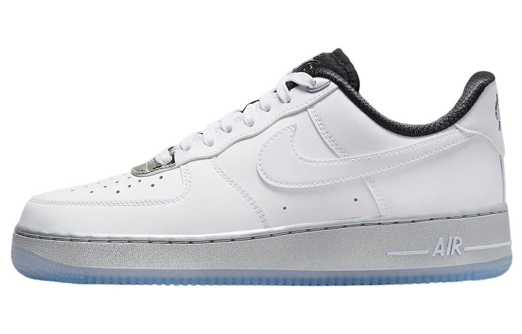 

Кеды унисекс Nike Air Force 1 Low White Chrome белые 38.5 EU, Белый, Air Force 1 Low White Chrome