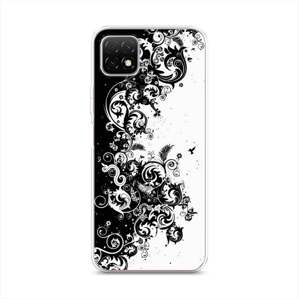 

Чехол на Wiko T3 "Черно белый узор", Белый;черный;серый, 3400150-3