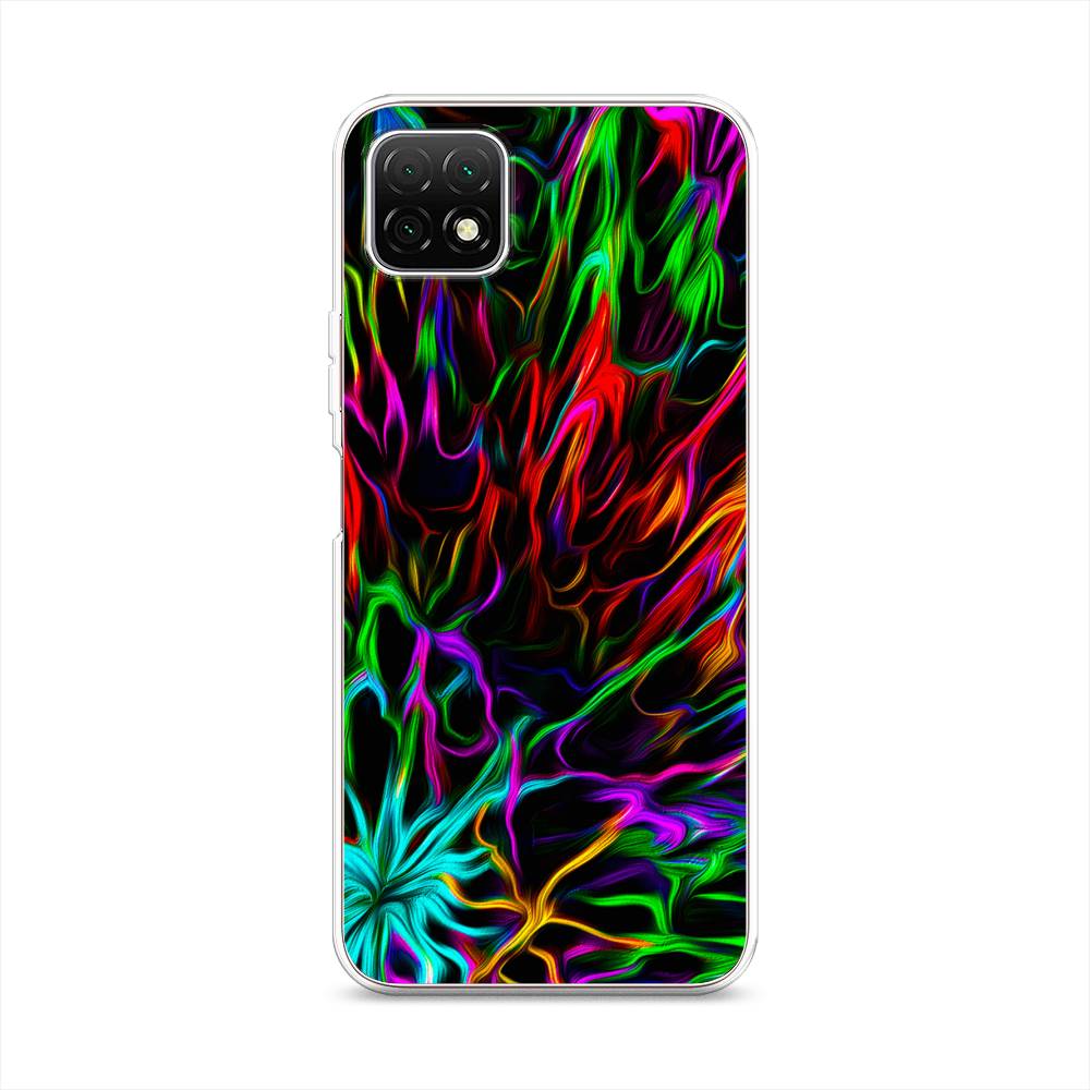 Чехол на Wiko T3  Разноцветные разводы