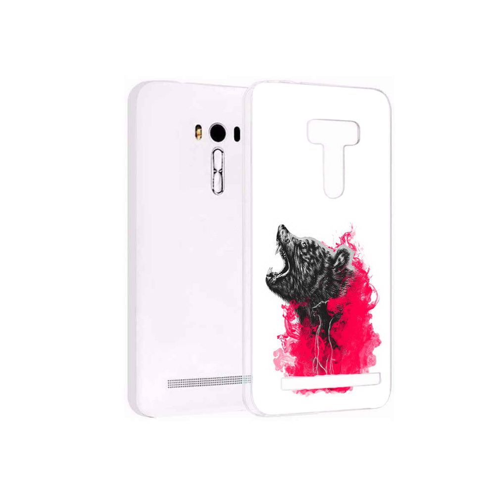 

Чехол MyPads Tocco для Asus ZenFone Selfie (ZD551KL) медведь в дымке, Прозрачный, Tocco