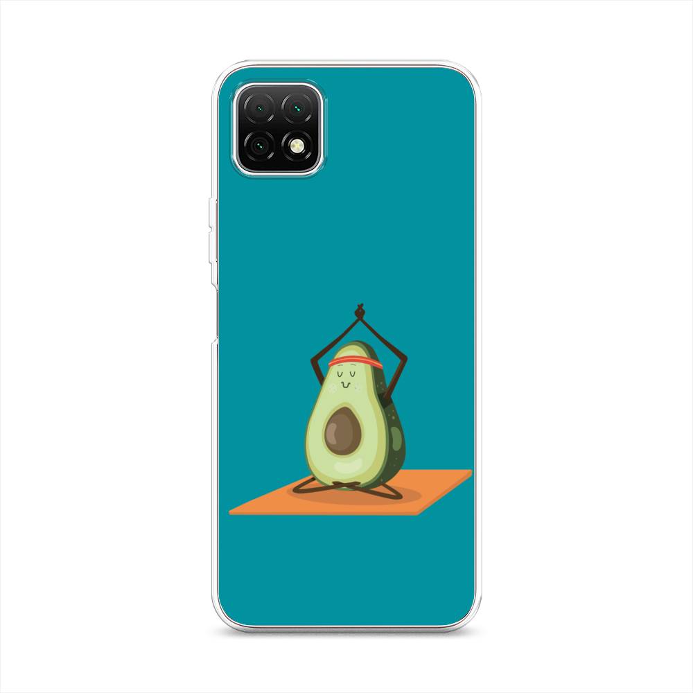 

Чехол на Wiko T3 "Расслабься с авокадо", Голубой, 3400150-6