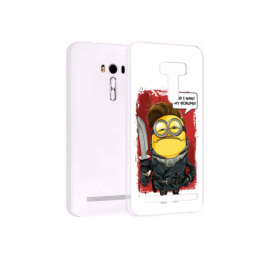 

Чехол MyPads Tocco для Asus ZenFone Selfie (ZD551KL) миньон убийца, Прозрачный, Tocco